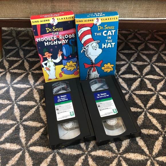 80's Dr. Seuss VHS Movies - The Cat in the Hat - The Hoober-Bloob Highway - Picture 2 of 12